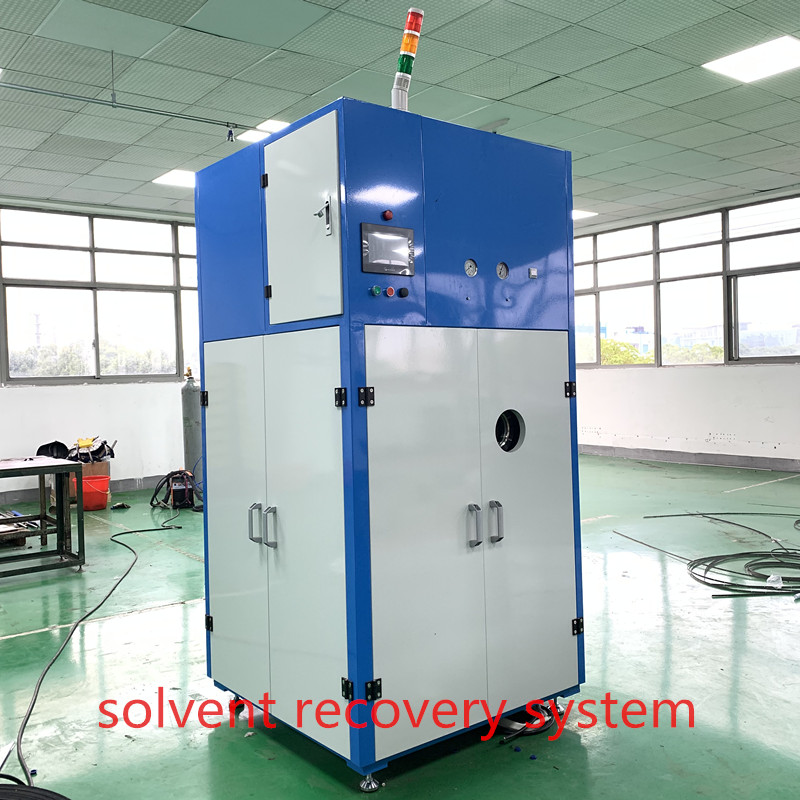 Water-based solvent recovery machine